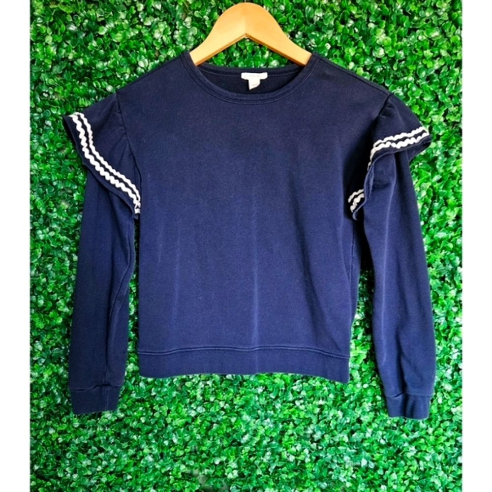 J.Crew Girls Ricrac Sweatshirt